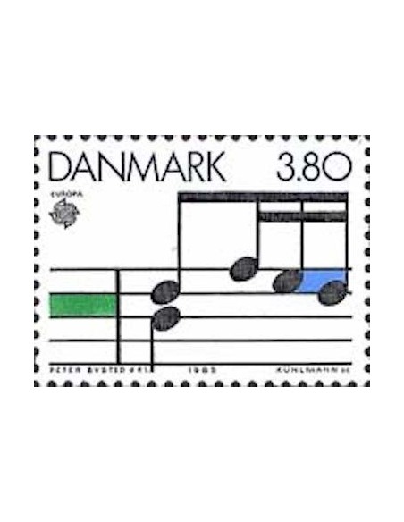 Timbre Poste Europa Danemark N° 0840 N** philatelie foxtimbre