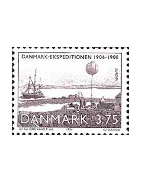 Timbre Poste Europa Danemark N° 1080 N** philatelie foxtimbre