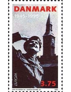 Timbre Poste Europa Danemark N° 1103 N** philatelie foxtimbre