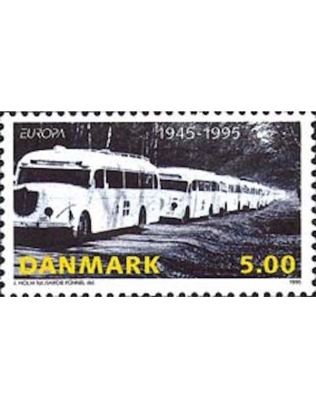 Timbre Poste Europa Danemark N° 1104 N** philatelie foxtimbre