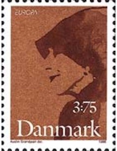 Timbre Poste Europa Danemark N° 1128 N** philatelie foxtimbre
