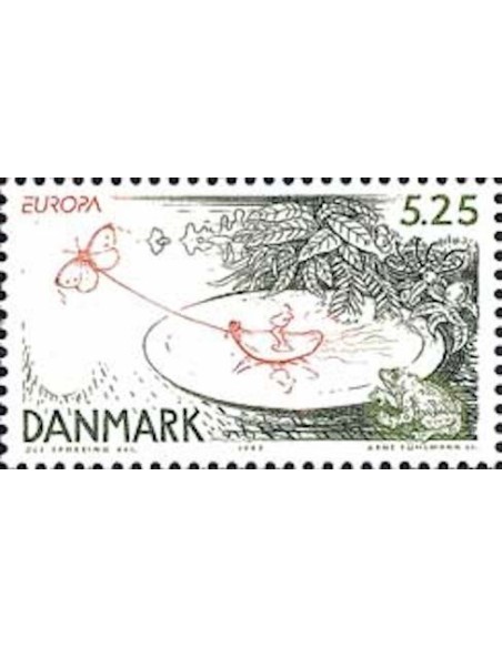 Timbre Poste Europa Danemark N° 1162 N** philatelie foxtimbre