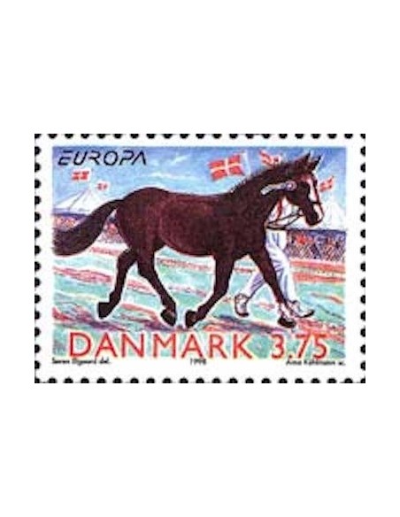 Timbre Poste Europa Danemark N° 1191 N** philatelie foxtimbre