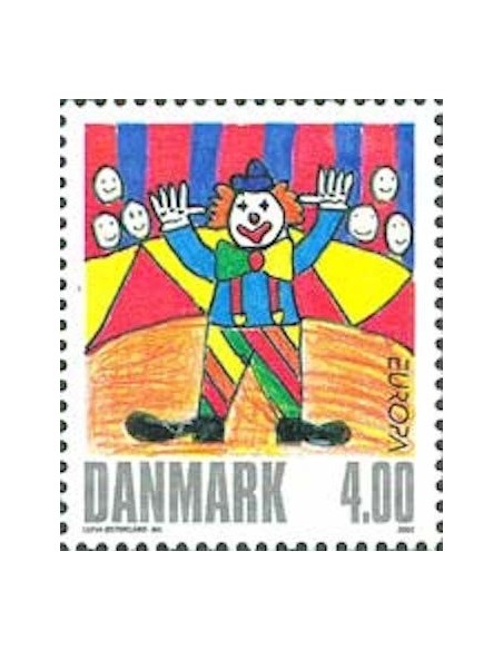 Timbre Poste Europa Danemark N° 1309 N** philatelie foxtimbre