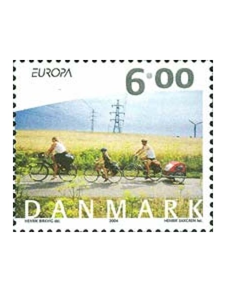Timbre Poste Europa Danemark N° 1378 N** philatelie foxtimbre