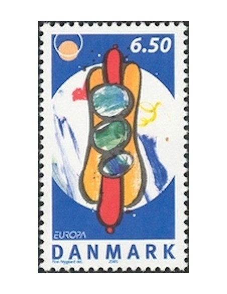 Timbre Poste Europa Danemark N° 1408 N** philatelie foxtimbre