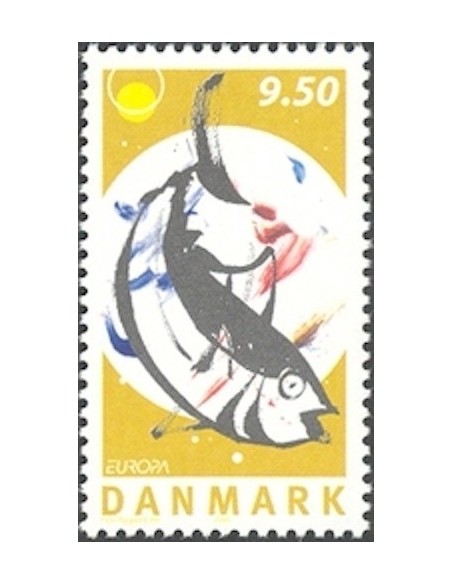 Timbre Poste Europa Danemark N° 1409 N** philatelie foxtimbre