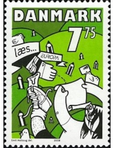 Timbre Poste Europa Danemark N° 1505 N** philatelie foxtimbre