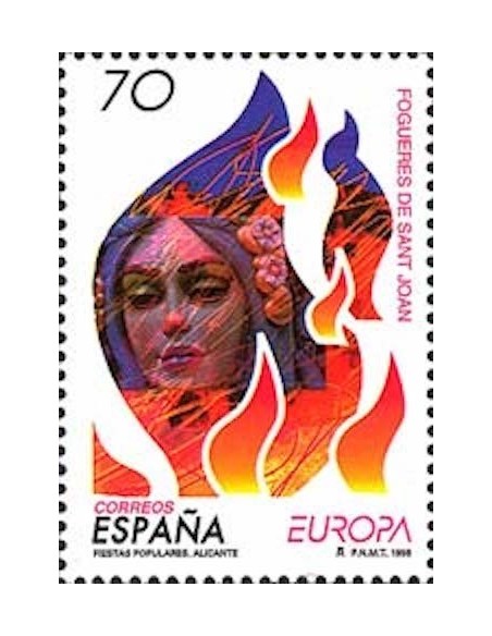Timbre Poste Europa Espagne N° 3117 N** philatelie foxtimbre