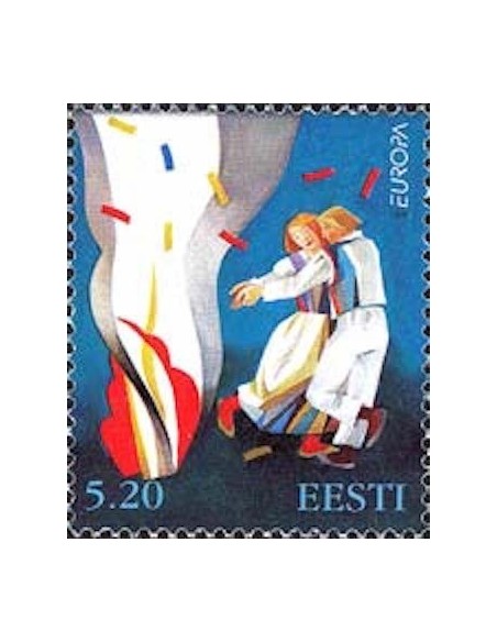 Timbre Poste Europa Estonie N° 0315 N** philatelie foxtimbre