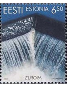 Timbre Poste Europa Estonie N° 0385 N** philatelie foxtimbre