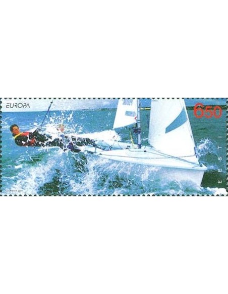 Timbre Poste Europa Estonie N° 0466 N** philatelie foxtimbre