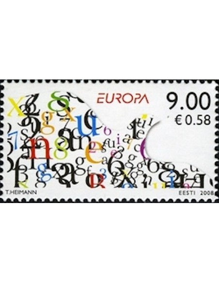 Timbre Poste Europa Estonie N° 0569 N** philatelie foxtimbre