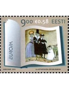 Timbre Poste Europa Estonie N° 0616 N** philatelie foxtimbre