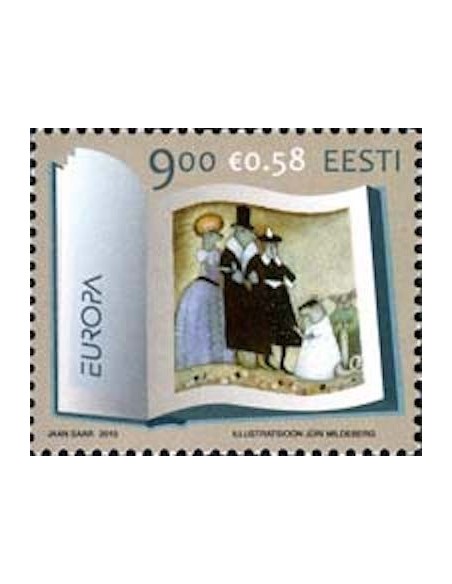 Timbre Poste Europa Estonie N° 0616 N** philatelie foxtimbre