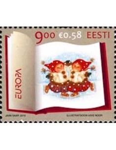 Timbre Poste Europa Estonie N° 0617 N** philatelie foxtimbre