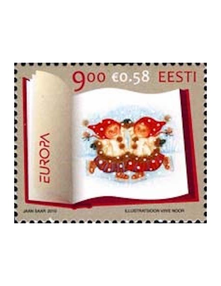 Timbre Poste Europa Estonie N° 0617 N** philatelie foxtimbre