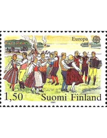 Timbre Poste Europa Finlande N° 0846 N** philatelie foxtimbre