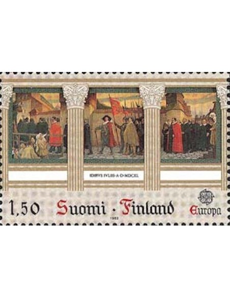 Timbre Poste Europa Finlande N° 0866 N** philatelie foxtimbre