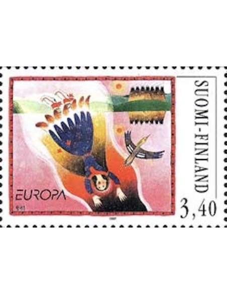 Timbre Poste Europa Finlande N° 1347 N** philatelie foxtimbre