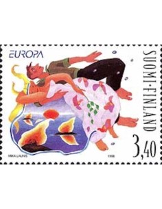 Timbre Poste Europa Finlande N° 1399 N** philatelie foxtimbre