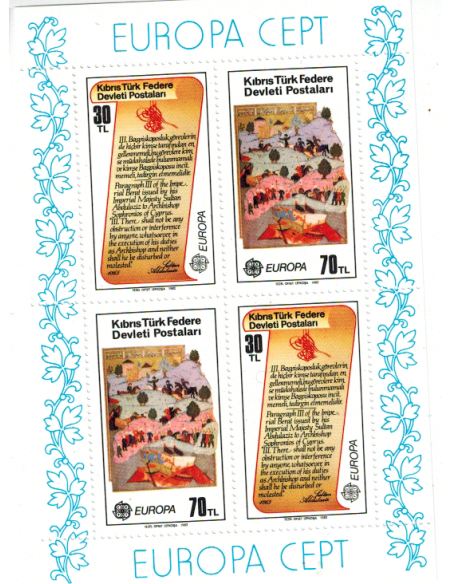 Chypre turc N° Bloc 0003 N**