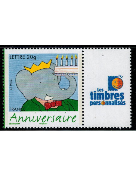 Timbre personnalise N° 3927A1