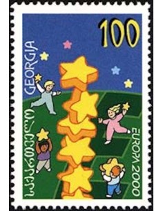 Timbre Poste Europa Géorgie N° 0253 N** philatelie foxtimbre