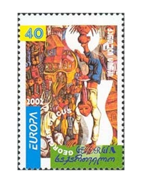Timbre Poste Europa Géorgie N° 0299 N** philatelie foxtimbre