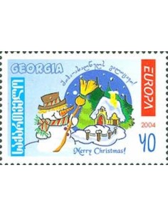Timbre Poste Europa Géorgie N° 0357 N** philatelie foxtimbre
