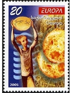 Timbre Poste Europa Géorgie N° 0379 N** philatelie foxtimbre