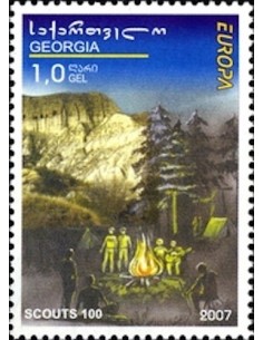 Timbre Poste Europa Géorgie N° 0437 N** philatelie foxtimbre