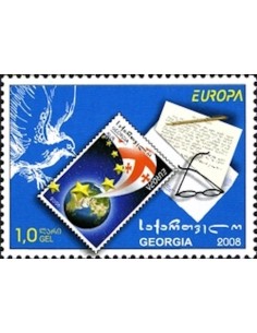 Timbre Poste Europa Géorgie N° 0444 N** philatelie foxtimbre