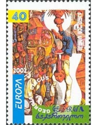 Timbre Poste Europa Géorgie N° 0299 N** philatelie foxtimbre