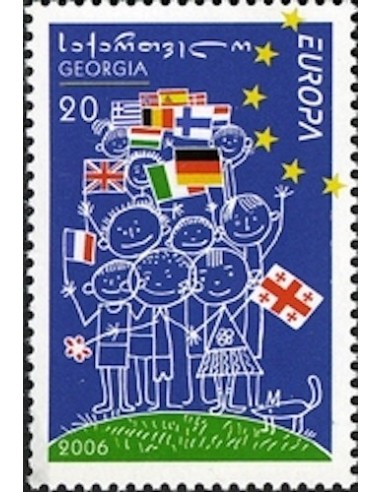 Timbre Poste Europa Géorgie N° 0409 N** philatelie foxtimbre