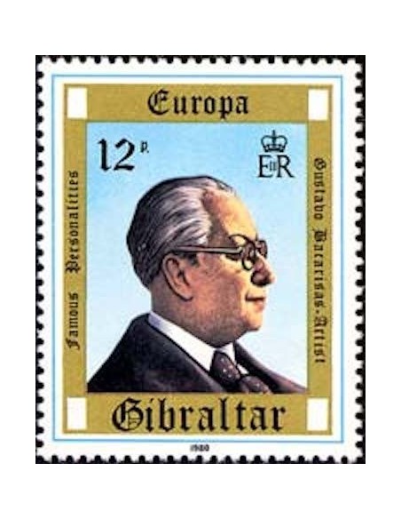 Timbre Poste Europa Gibraltar N° 0407 N** philatelie foxtimbre