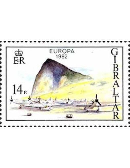 Timbre Poste Europa Gibraltar N° 0458 N** philatelie foxtimbre