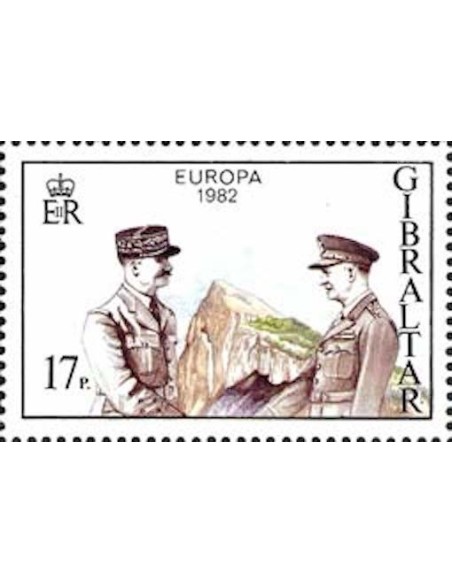 Timbre Poste Europa Gibraltar N° 0459 N** philatelie foxtimbre