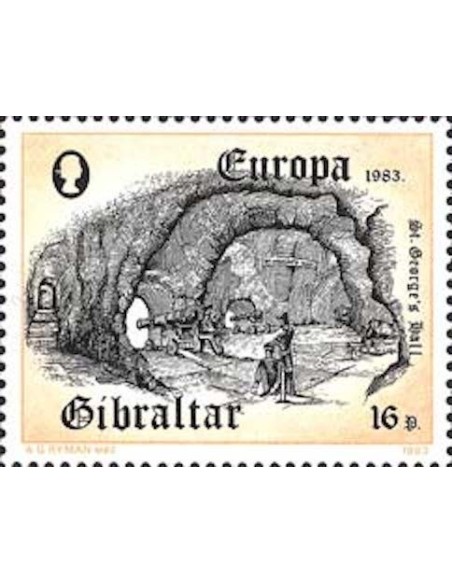Timbre Poste Europa Gibraltar N° 0471 N** philatelie foxtimbre