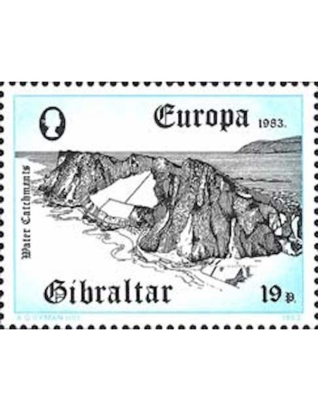 Timbre Poste Europa Gibraltar N° 0472 N** philatelie foxtimbre