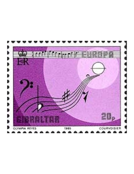 Timbre Poste Europa Gibraltar N° 0495 N** philatelie foxtimbre