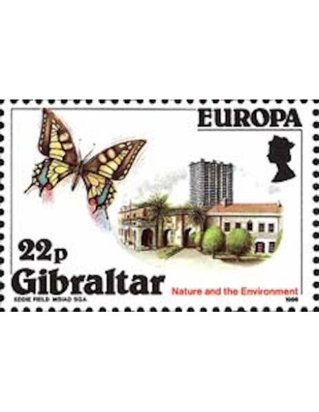 Timbre Poste Europa Gibraltar N° 0513 N** philatelie foxtimbre