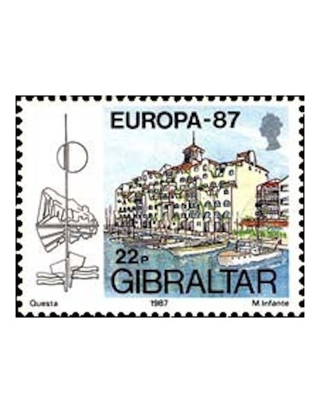 Timbre Poste Europa Gibraltar N° 0530 N** philatelie foxtimbre