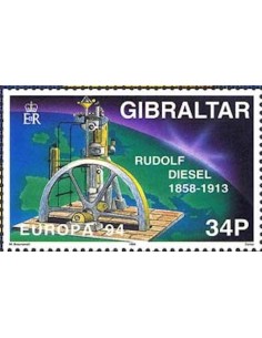 Timbre Poste Europa Gibraltar N° 0694 N** philatelie foxtimbre