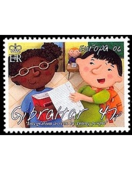 Timbre Poste Europa Gibraltar N° 1167 N** philatelie foxtimbre
