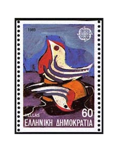 Timbre Poste Europa Grèce N° 1705 N** philatelie foxtimbre