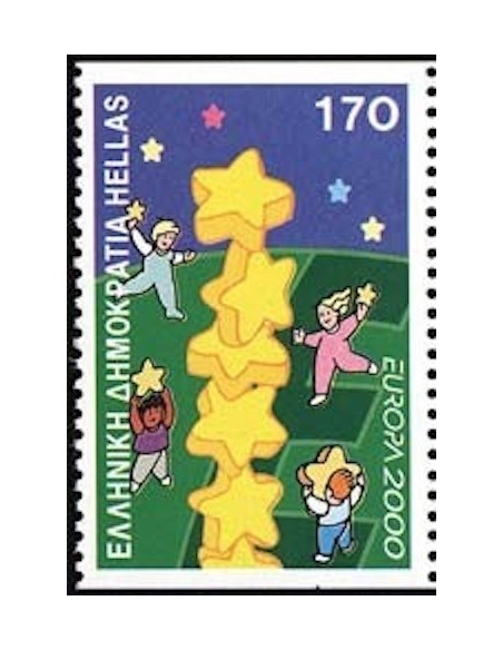 Timbre Poste Europa Grèce N° 2022 N** philatelie foxtimbre