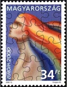 Timbre Poste Europa Hongrie N° 3721 N** philatelie foxtimbre