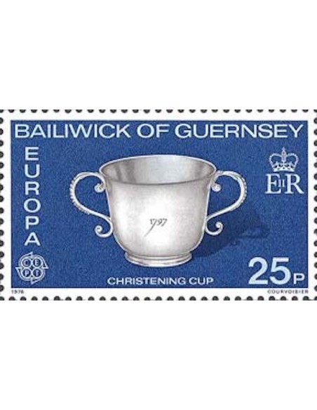 Timbre Poste Europa Ile de Guernesey N° 0129 N** philatelie foxtimbre