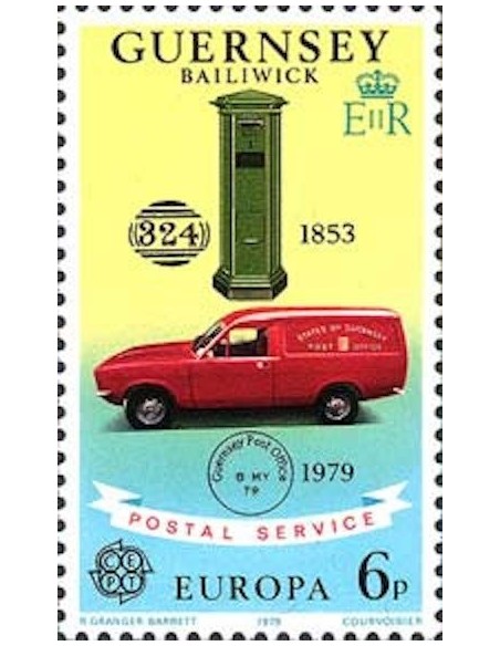 Timbre Poste Europa Ile de Guernesey N° 0184 N** philatelie foxtimbre